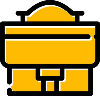 Bir kadın için bir çantanın vektör çizimi