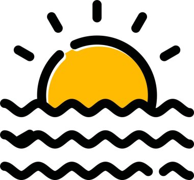 Hava güneşinin simgesi