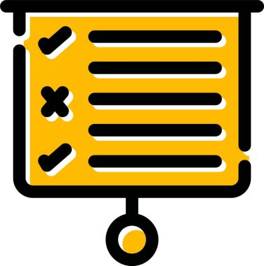 Pano listesi simgesini ana hatlarıyla işaretle