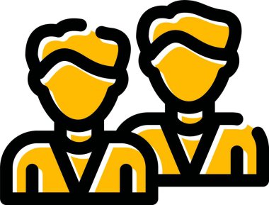 insanlar simge vektör illüstrasyonu