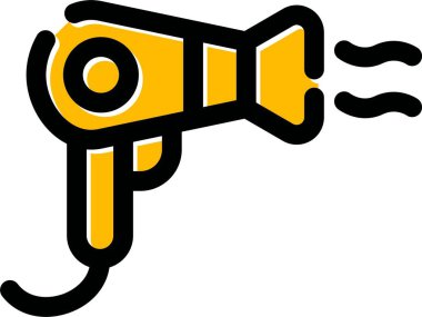 Megafon. Web simgesi basit illüstrasyon