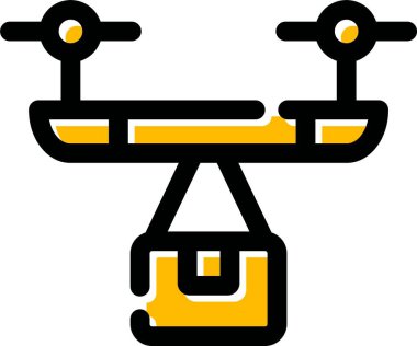 Vinç kancası simgesi - taslak biçimi