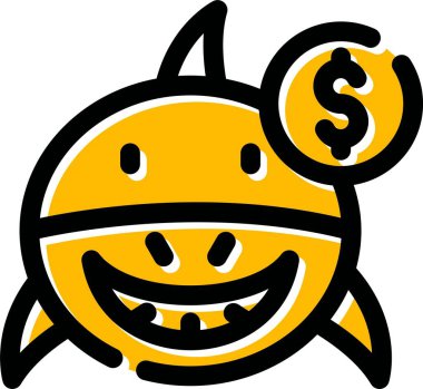 Yüz ifadesi olan bir domuz.