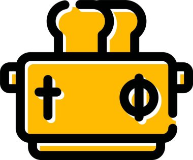 Yemek. Web simgesi basit illüstrasyon