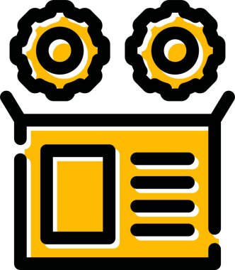 seo modern simgesinin vektör illüstrasyonu