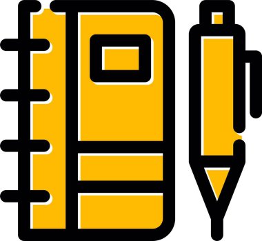 Kitap. Web simgesi basit illüstrasyon