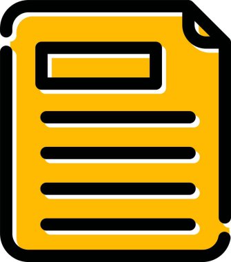 dosya dizini simgesi, vektör illüstrasyonu