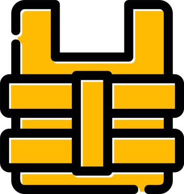 İnşaat endüstrisi simgesi - ana hatlar biçiminde