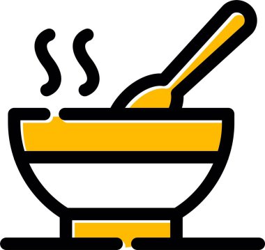 yemek kasesi çorba ikonu