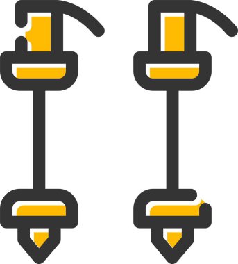 çekiç inşaat endüstrisi simgesi