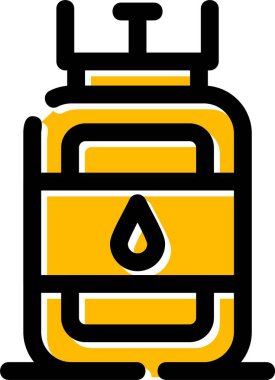 Petrol tankı simgesi, taslak biçimi