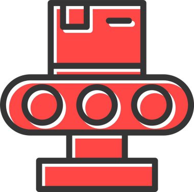 Kamera. Web simgesi basit illüstrasyon