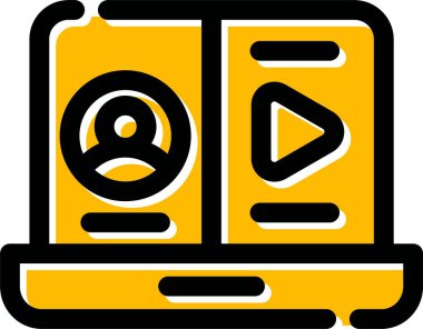 Kamera simgesi, modern vektör resimleme tasarımı.