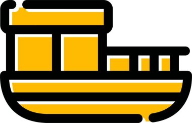 doutline biçiminde konteynır konteynır simgesi