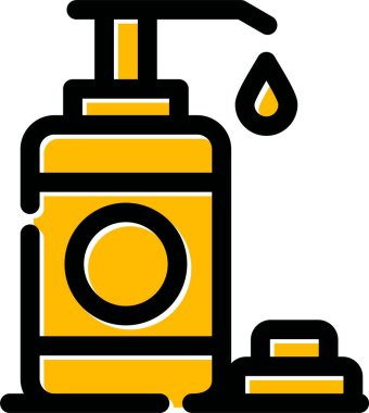 şişe yağı damlası simgesi - taslak biçimi