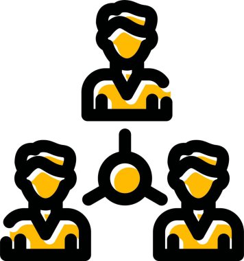 insanlar simge vektör illüstrasyonu