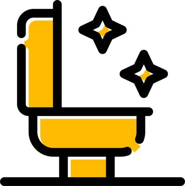 tuvalet ikonu vektör illüstrasyonu