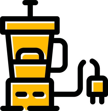 kahve makinesi taslak biçiminde simge içer