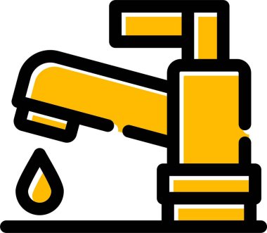 Yağ musluğu simgesi. özet vektör illüstrasyonu