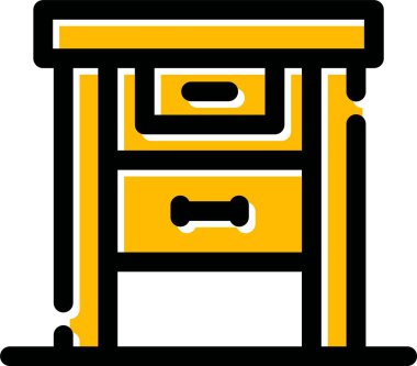 sandalye mobilya ev simgesi - taslak biçimi