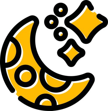 Balık yemi deniz ürünleri ikonu - ana hatlarıyla doldurulmuş