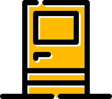 Bir kitap simgesinin vektör illüstrasyonu