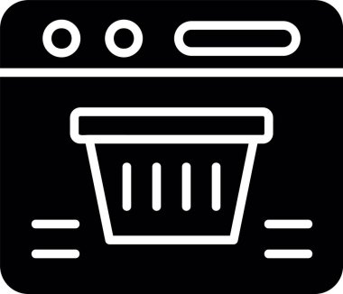 Sepet yiyecek simgesi.