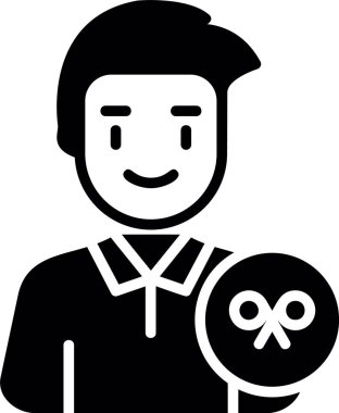 avatar insan simgesi ana hatları biçiminde