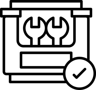 Araçlar, Basit Vektör İllüstrasyon Simgesi