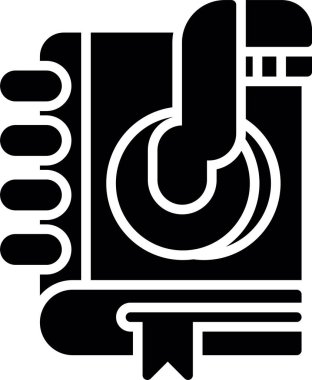 Modern bir simgenin vektör illüstrasyonu