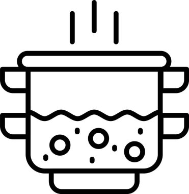 Yemek. Web simgesi basit illüstrasyon