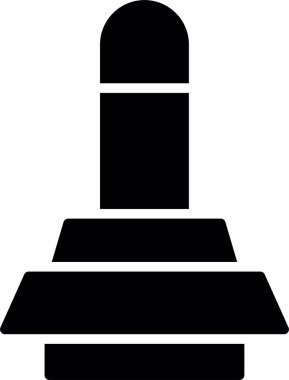 mezar. Web simgesi basit illüstrasyon