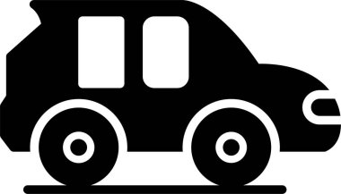 araç simgesi vektör illüstrasyonu