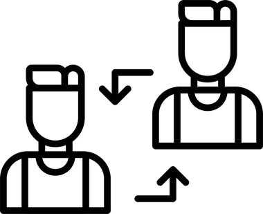 iş insanlar toplantı simgesi