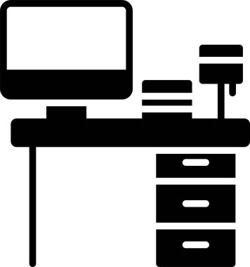 Bilgisayar masaüstü simgesi ana hat biçiminde