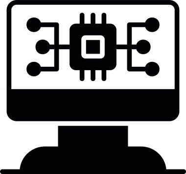 İş Zekasının Basit Vektör Simgesi