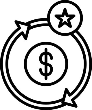 Beyin Fırtınası Süreci, Basit Vektör İllüstrasyon Simgesi