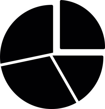 Pasta grafik diyagramı simgesi