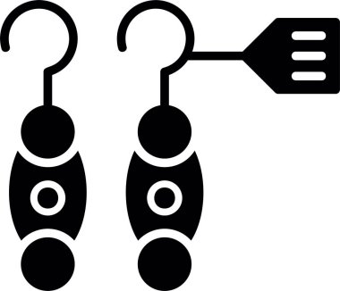 Bağlantının minimalist vektör simgesi