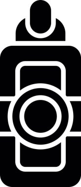 Bir gaz simgesinin vektör illüstrasyonu