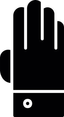 Eldiven. Web simgesi basit illüstrasyon