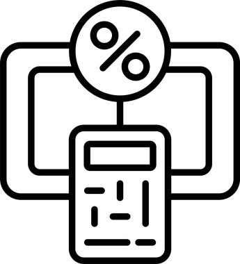 İndirim indirimi simgesi, özet biçimi