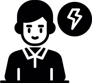 avatar. Web simgesi basit tasarım