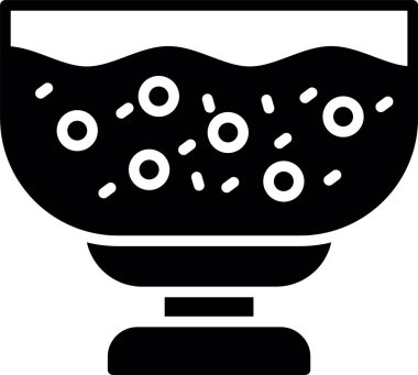 Yemek. Web simgesi basit illüstrasyon