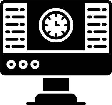 bilgisayar monitörü simgesini katı biçimde göster