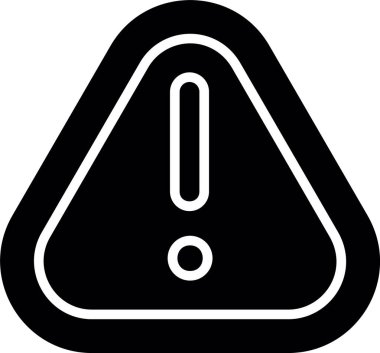 Uyarı işareti vektör simgesi