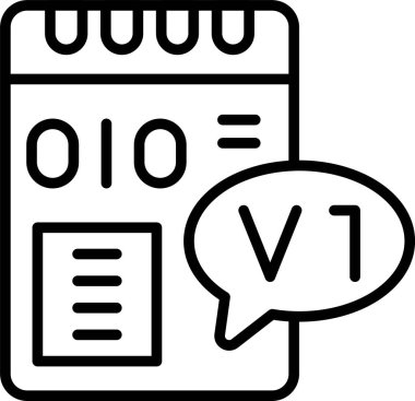 Taslak biçiminde kodlama simgesi kodlama