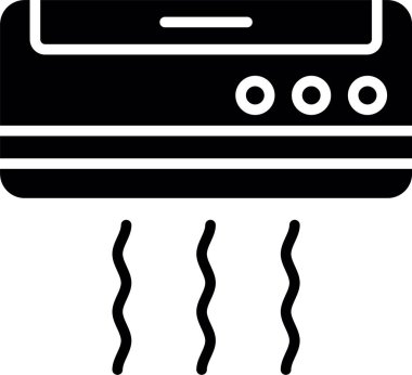 Klima Ağı simgesi basit bir illüstrasyon