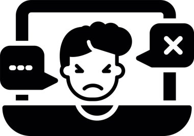 avatar. Web simgesi basit illüstrasyon