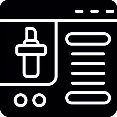 seo modern simgesinin vektör illüstrasyonu